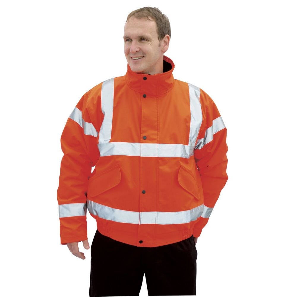 Blouson imperméable haute visibilité respirant Portwest Orange M - 2