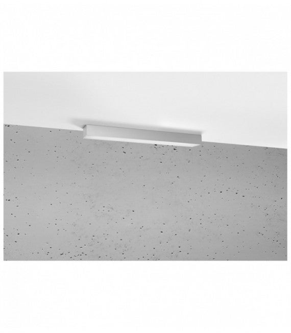 Lampa sufitowa wisząca Pinne srebrno-biała LED 22W 4000K 3100lm wym: 5 x 65 x 5,3 cm metal Thoro Lighting