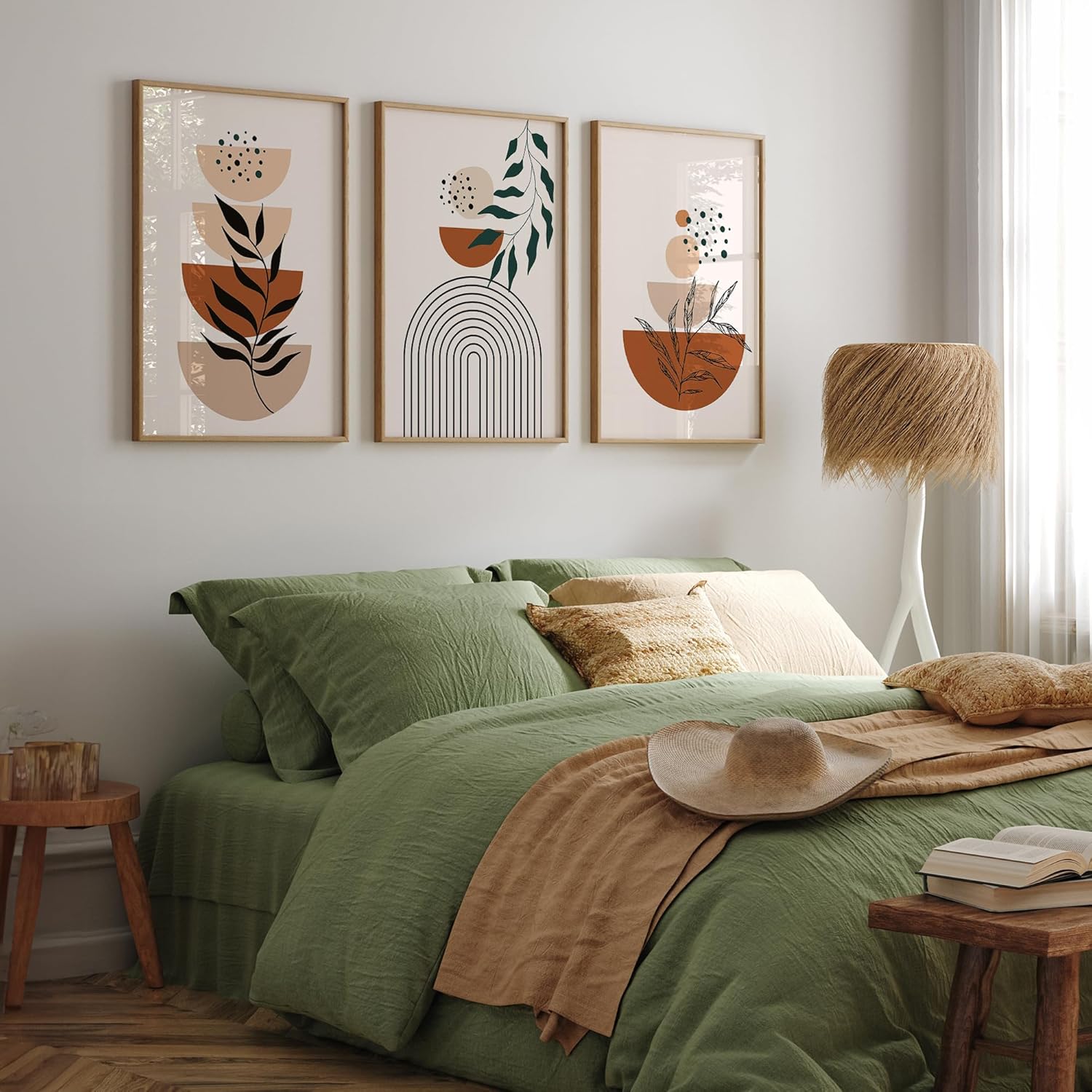 Lot de 3 Tableau Decoration Murale Affiche Décoration Chambre Maison Cousine - Poster Mural Tableaux Déco Boho Salon - 3