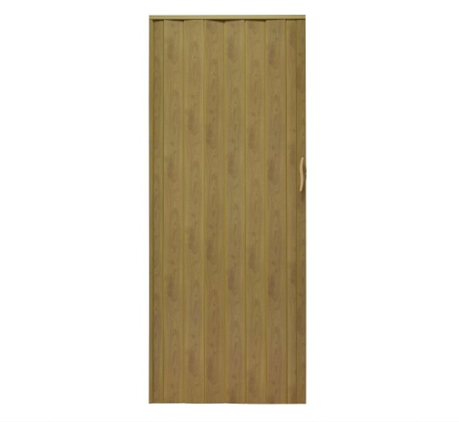 Drzwi harmonijkowe 001P JASNY DĄB MAT G - 80 cm