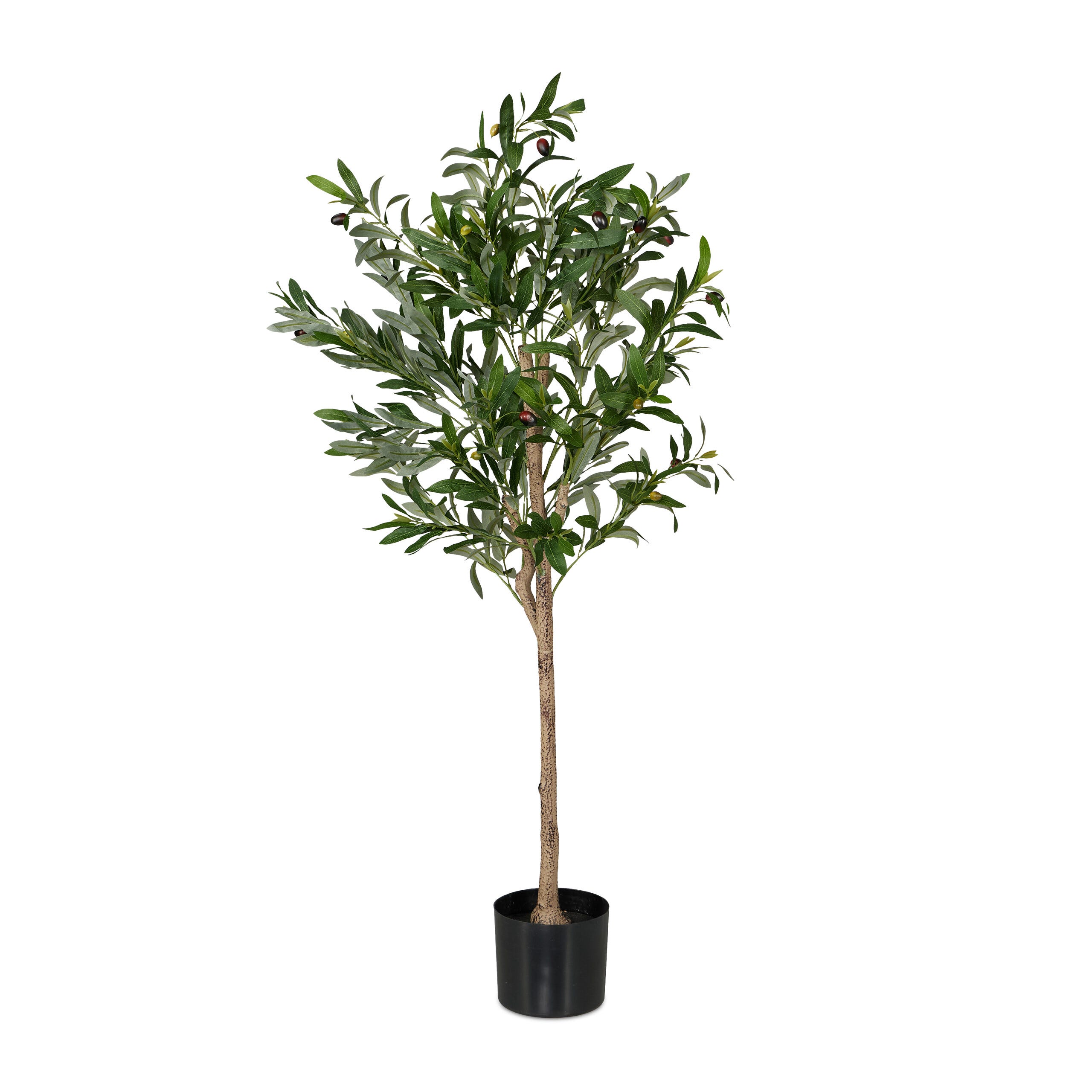 tectake® Albero di Ulivo Artificiale, Foglie Dettagliate con Olive Realistiche, Vaso Stabile in Plastica, Decorazione per Soggiorno, Ufficio e Interni, Facile da Pulire - 120 cm tectake® Albero di Ulivo Artificiale, Foglie Dettagliate con Olive Realistiche, Vaso Stabile in Plastica, Decorazione per Soggiorno, Ufficio e Interni, Facile da Pulire - 120 cm