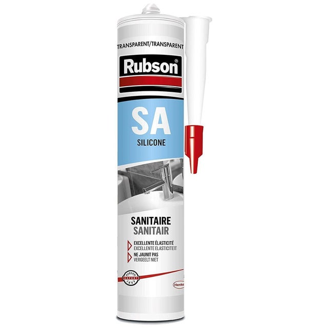 TOP PROMO RUBSON MASTIC SANITAIRE TRANSPARENT TRANSLUCIDE - 300ml