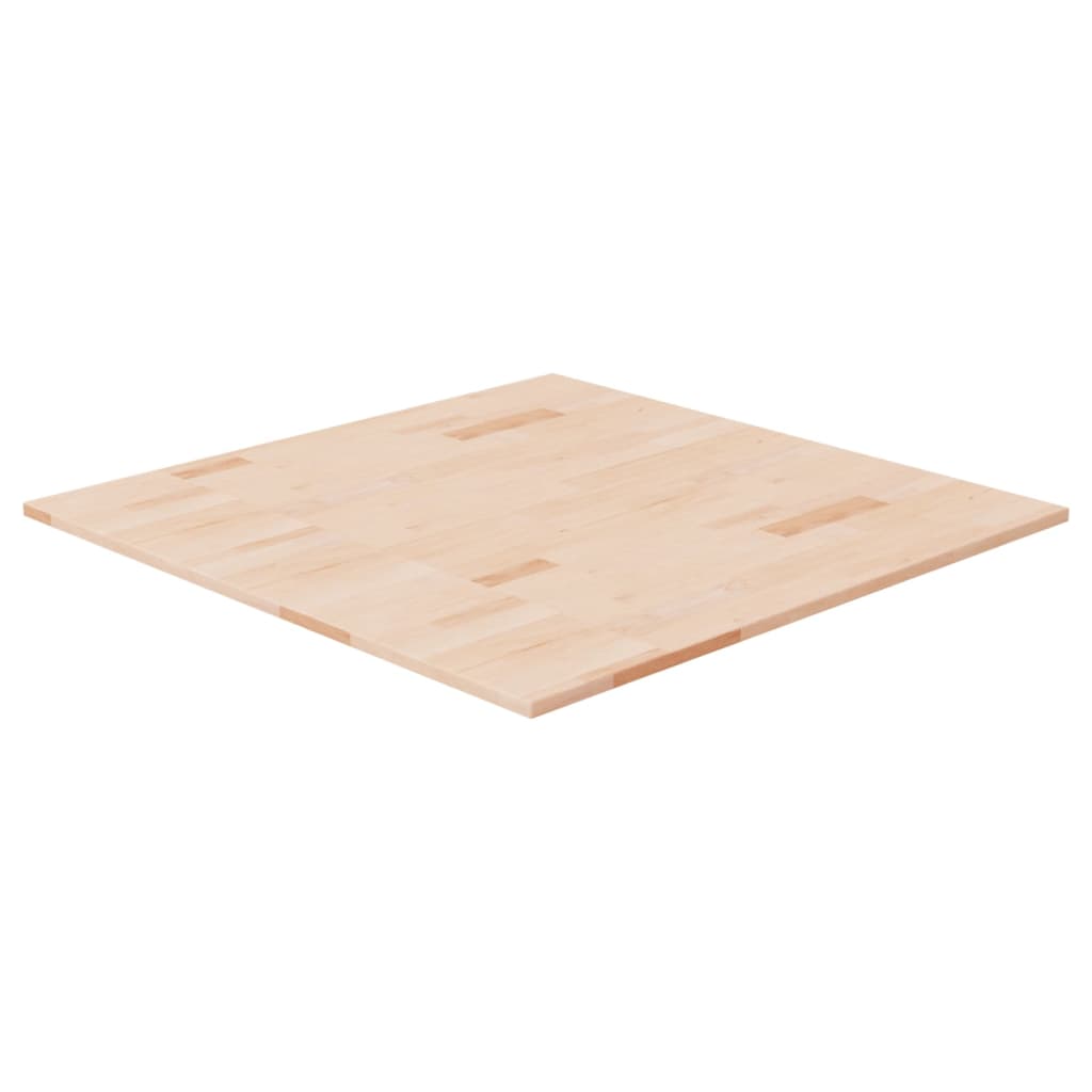 Maison exclusive - tablero de mesa cuadrada madera de roble sin tratar 80x80x1,5cm