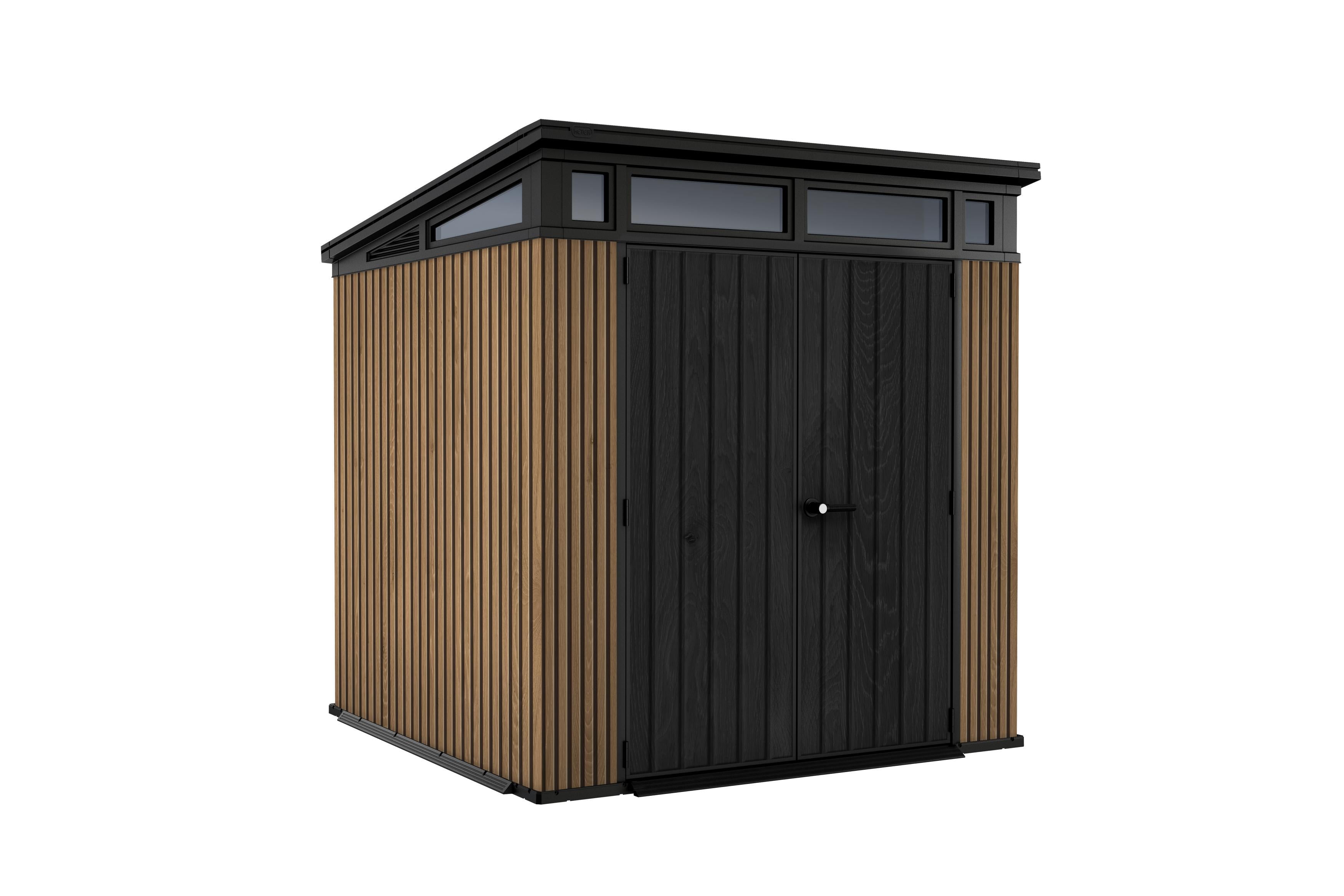 Domek Ogrodowy Narzędziowy Keter 7x7 na Narzędzia Szopa Schowek brąz 1 szt
