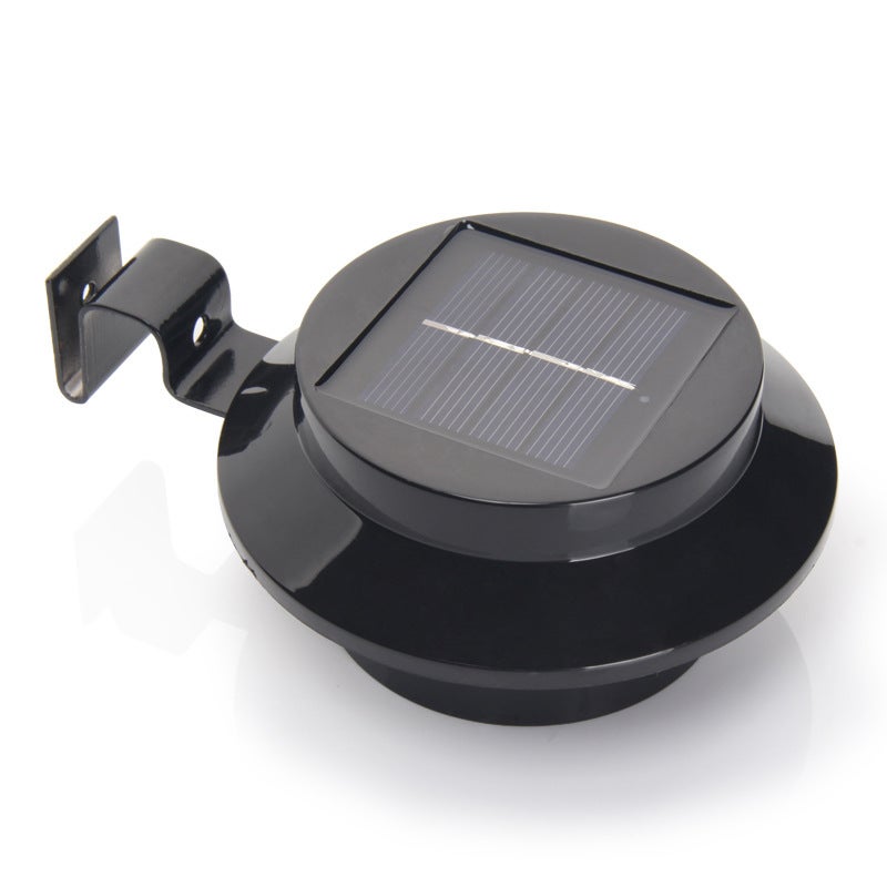 Zestaw lamp solarnych do rynien lampy solarne zewnętrzne z regulowanym wspornikiem do ogrodzenia ogrodu ściany dziedzińca czarne ciepłe światło