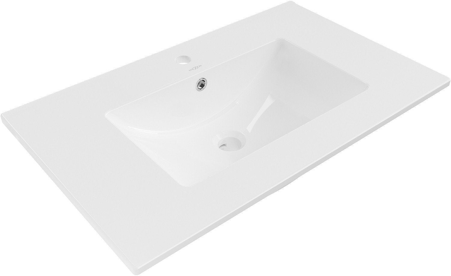 Mexen Atena umywalka wpuszczana w blat 76 x 46 cm, biała - 25017500