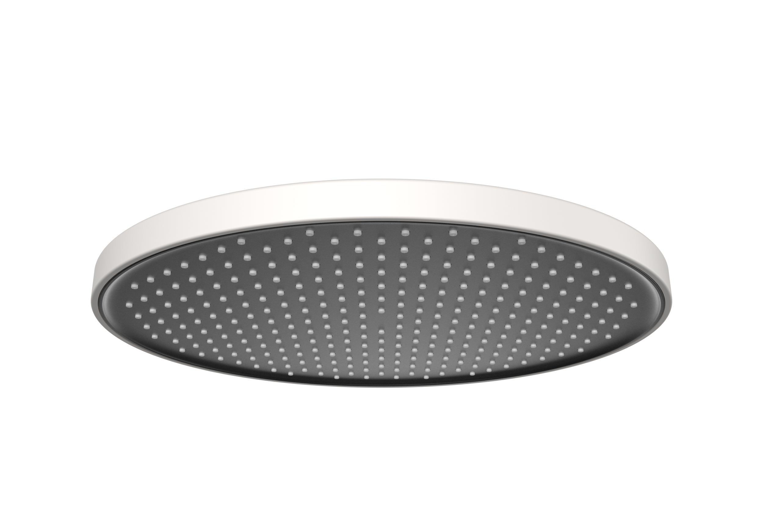 Bernstein Deszczownica antywapienna D2211R okrągła - Ø 25,4 cm biała/czarny mat