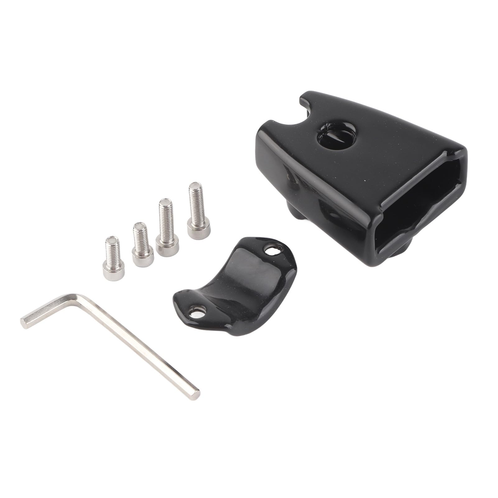 Blocco Freno A Disco In Alluminio Per Moto E Scooter – Antifurto A Pressione, Nero, Piccolo E Resistente - 4