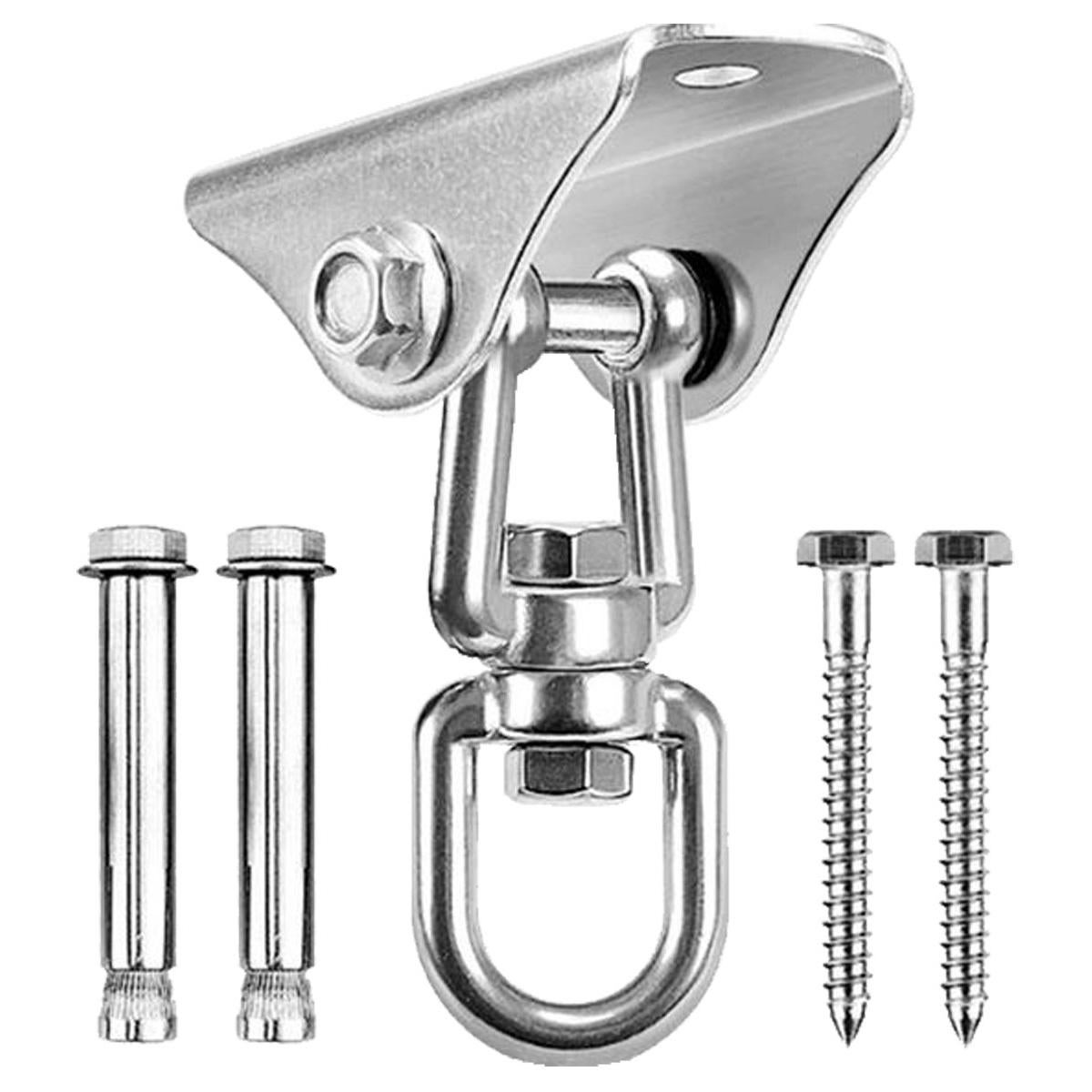 Uchwyt montażowy do hamaka, huśtawki obrotowy 360° Saska Garden 200 kg, stal nierdzewna