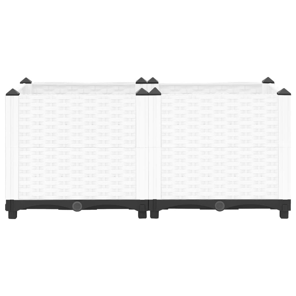 Maison Exclusive - Fioriera Rialzata 80x40x38 cm in Polipropilene - 4