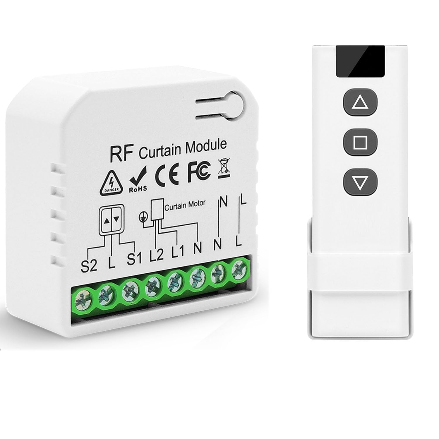 Interrupteur Volet Roulant Sans Fil Contr le Distance RF 100M 
