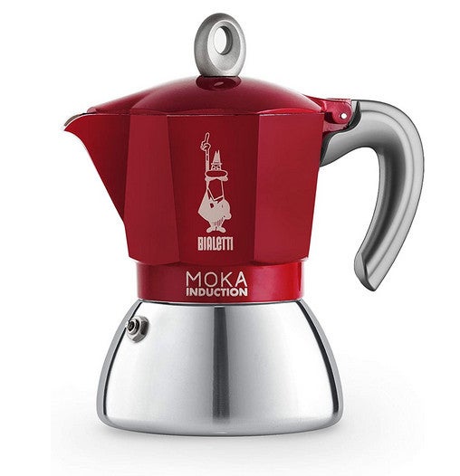 Cafetière italienne BIALETTI Moka induction 6 tasses RED - 2