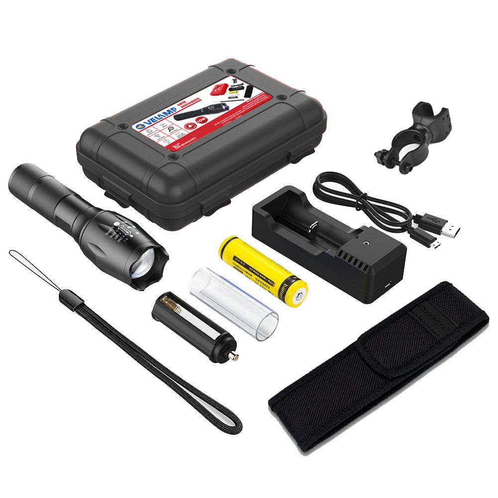 STEEL RECHARGEABLE: torche LED 10W rechargeable avec accessoires - 4