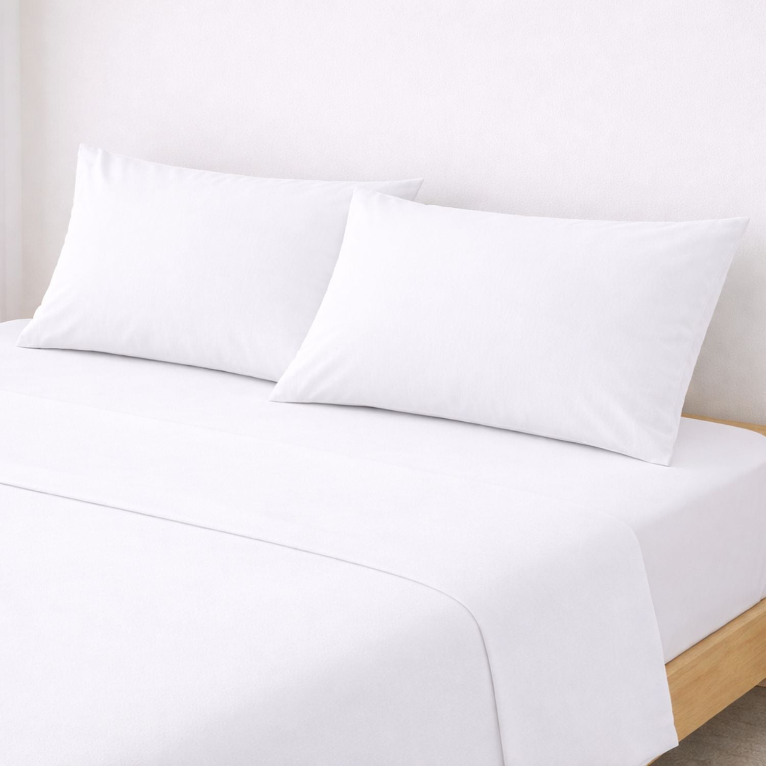 Pack 2 Fundas Almohada Blanco 75cm - 100% Algodón - Donegal Collections - 8