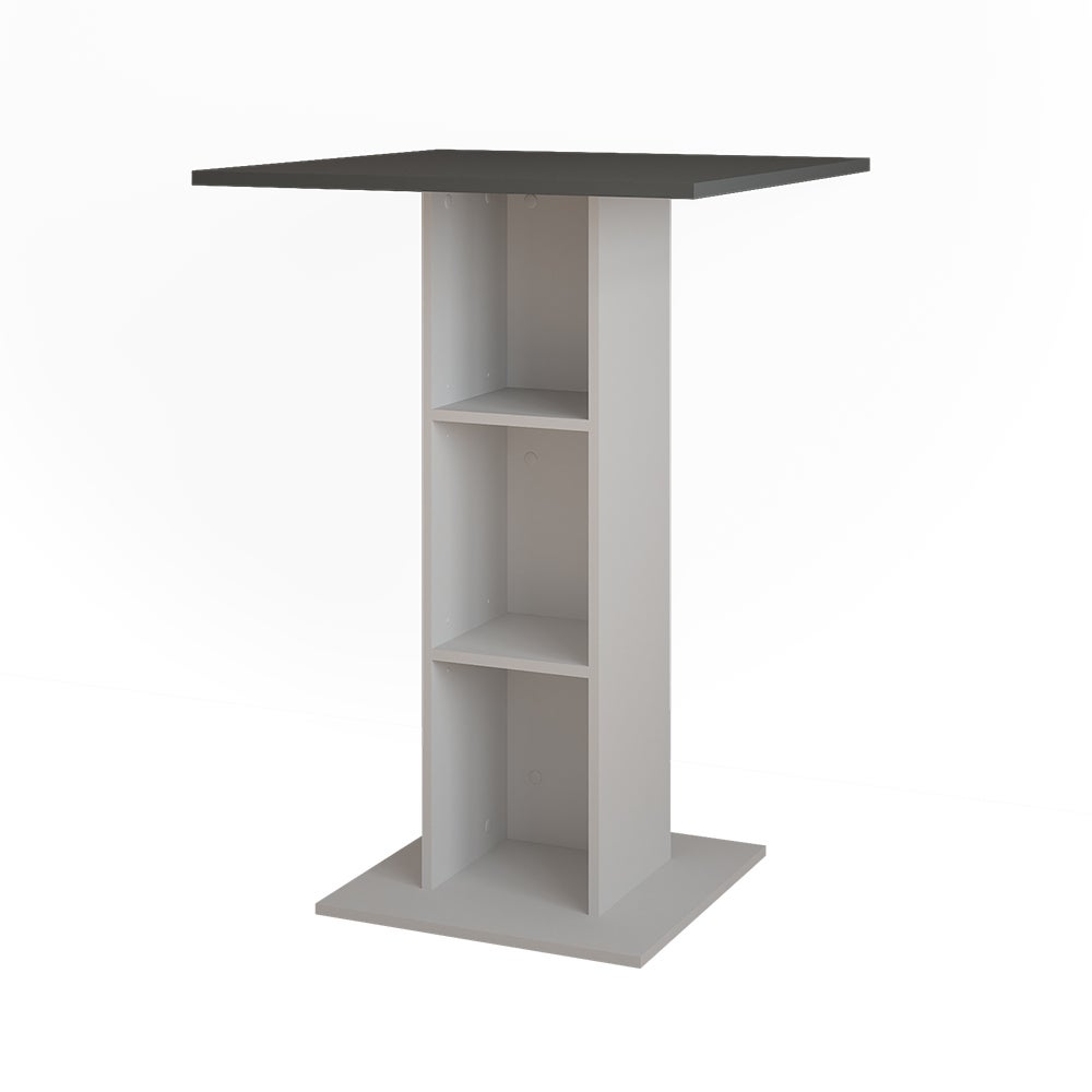 Vicco Stół barowy Repose, Antracyt/biały, 75 x 75 cm