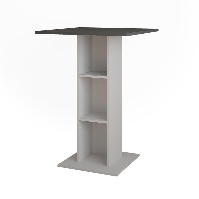 Vicco Stół barowy Repose, Antracyt/biały, 75 x 75 cm