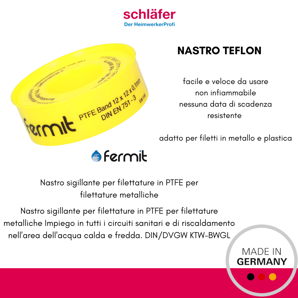 Canapa Idraulica Schläfer - 4g Per Sigillare Raccordi Tubi E Rubinetti - Foto 13