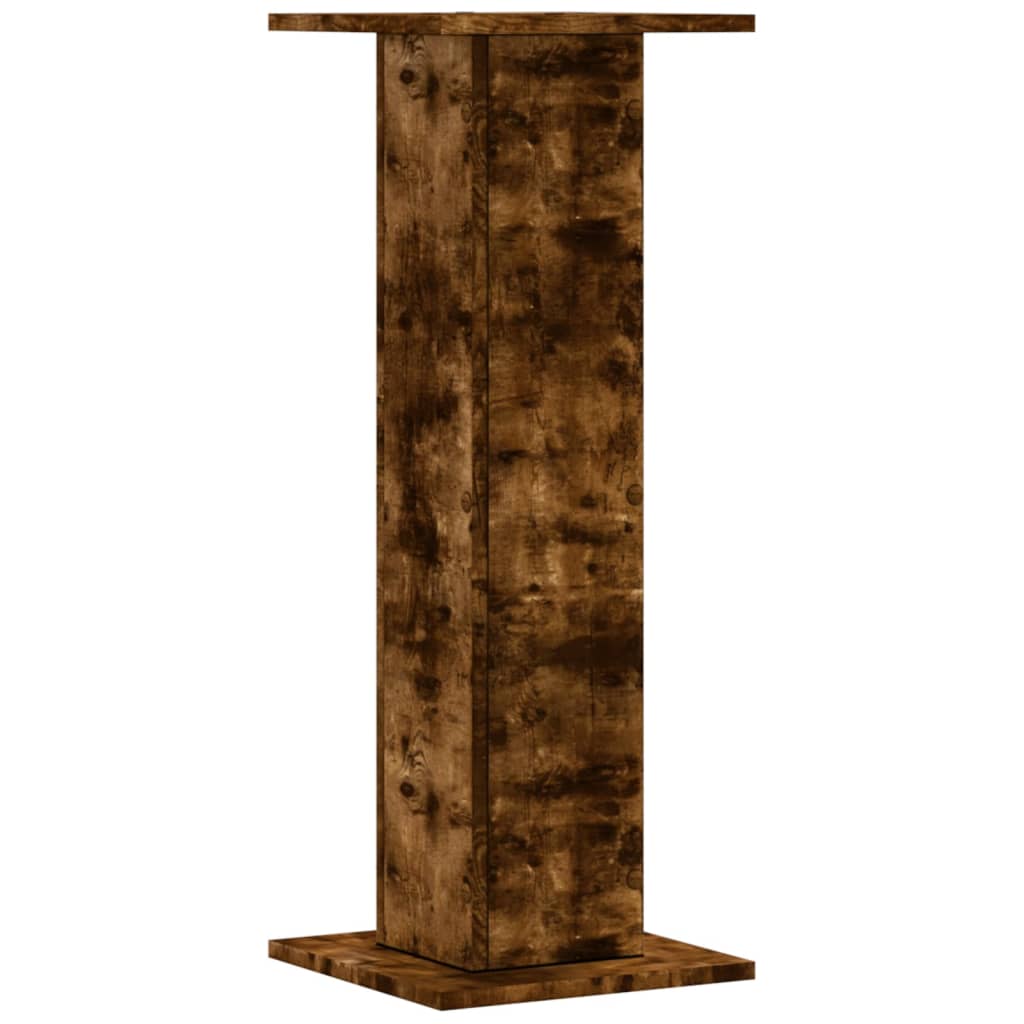 Supports pour plantes 2 pcs chêne fumé bois d'ingénierie - 7