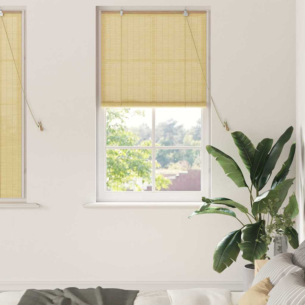 Bamboo Roleta natura 90 x 160 cm Bambus vidaXL