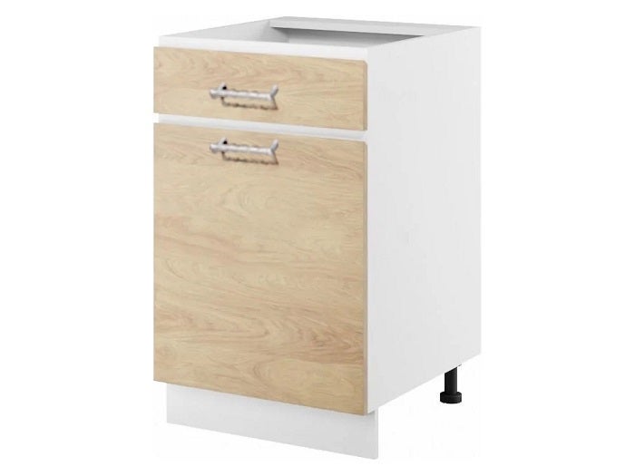 Armario inferior ds 5/1 – 50 cm color roble hikora