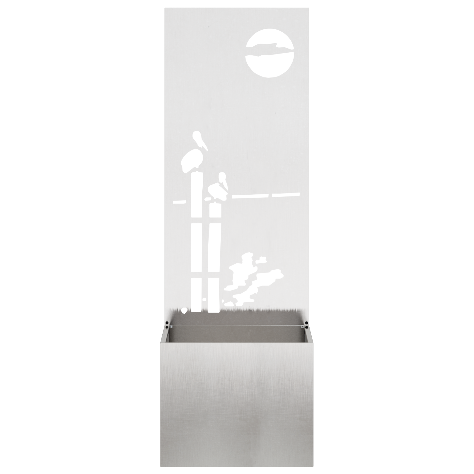 Écran de confidentialité de jardin Fretwork Argent 50 x 150 cm vidaXL - 5