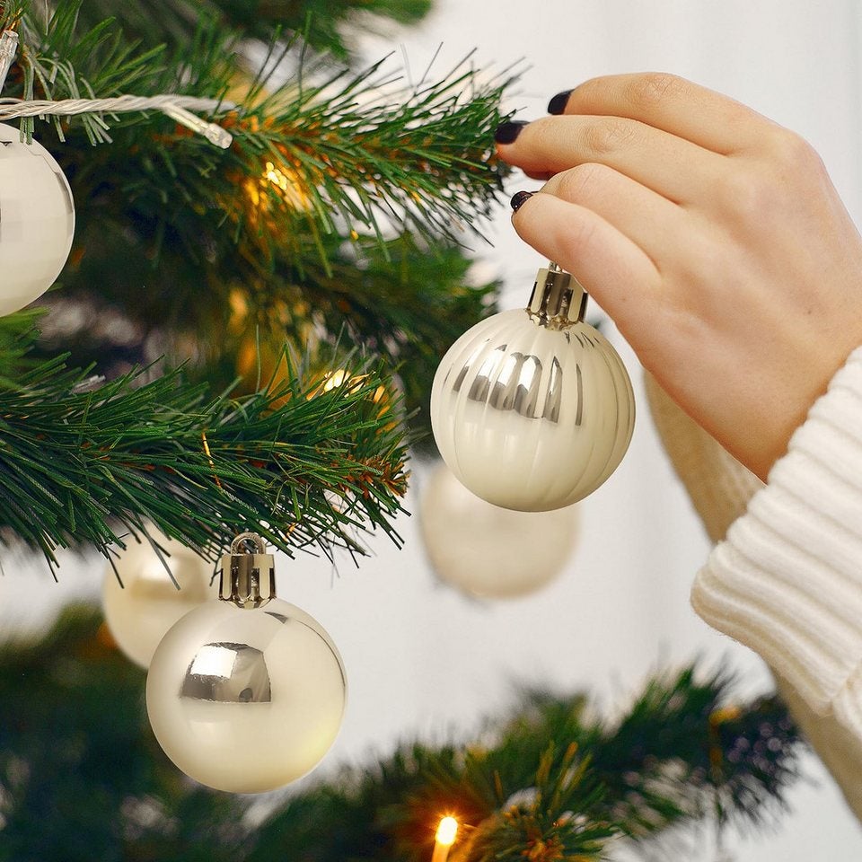 Conjunto de 36 enfeites para árvores de Natal, Conjunto de bolas de Natal, Pingentes para árvores de Natal, Presente de Natal, Decorações de Natal - 2
