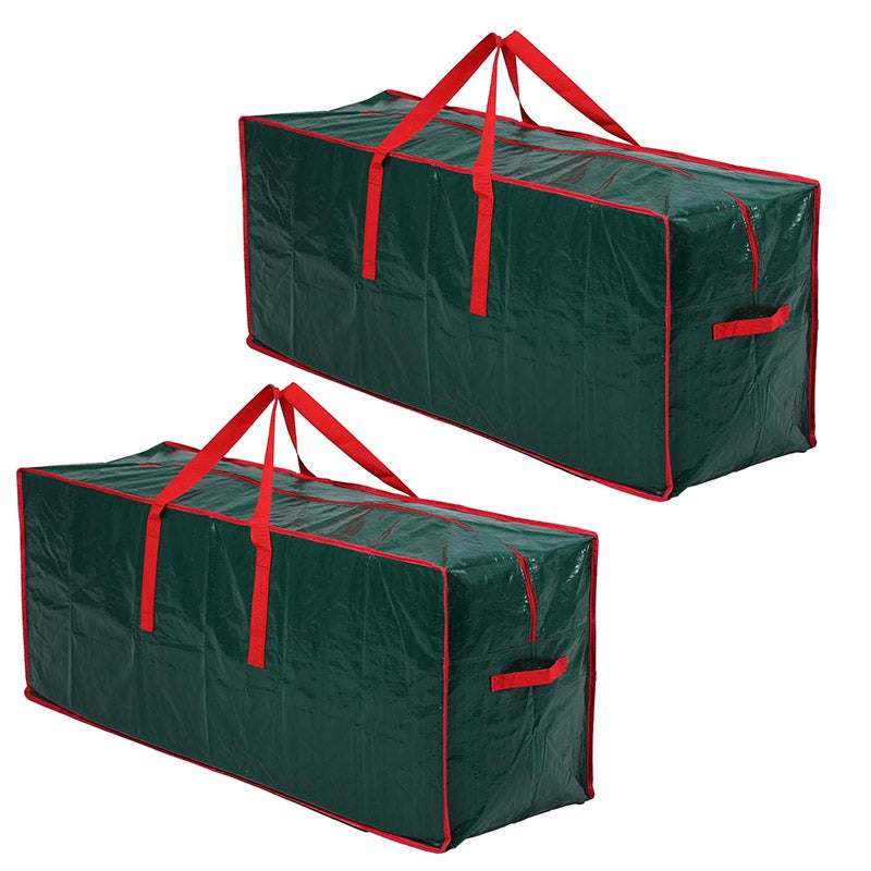 2*Wytrzymała Torba Transportowa 122x38x50cm z Uchwytem, Idealna do Ochrony Twojego Sztucznego Drzewka podczas Przechowywania