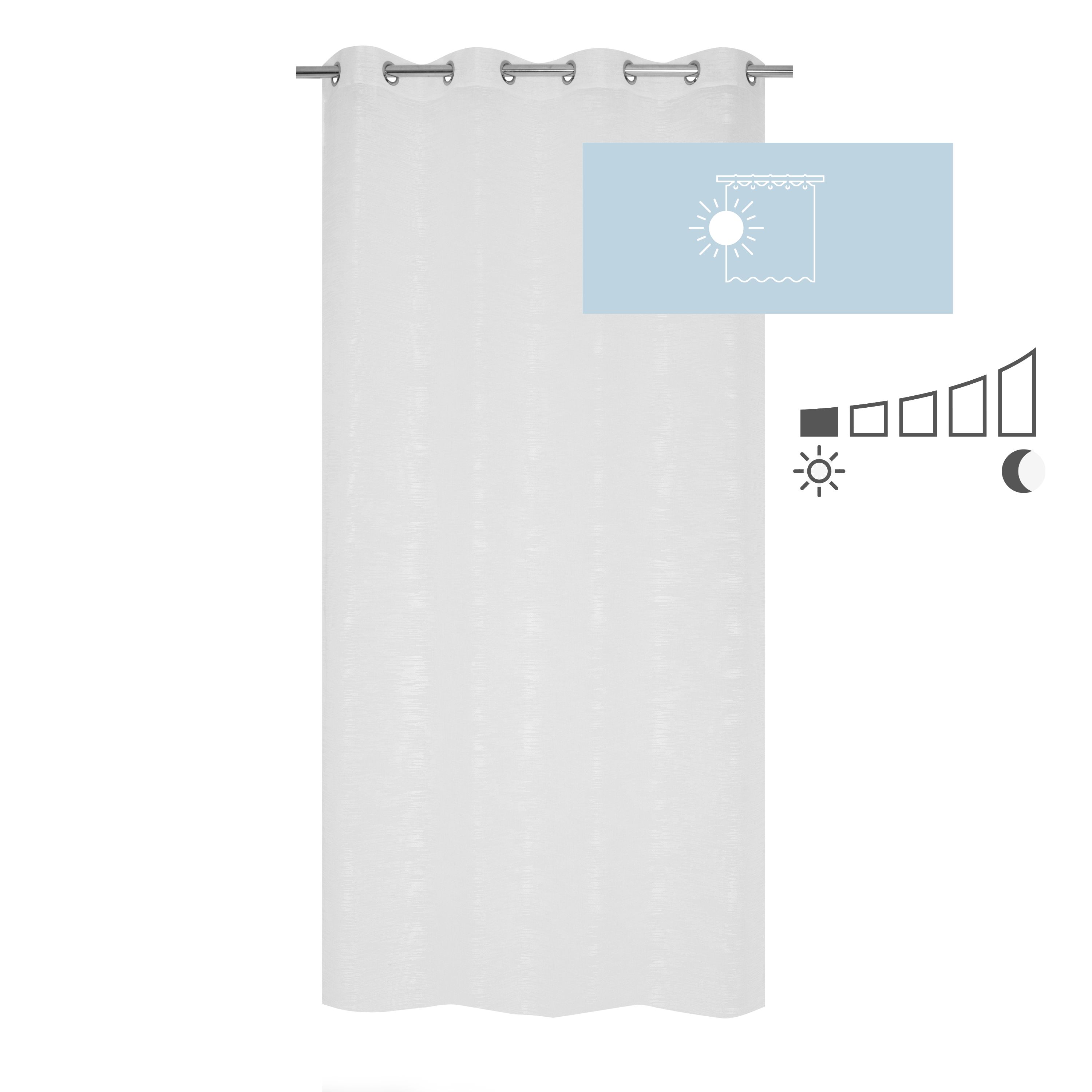 Cortinado ilhós Maryne 200x280cm branco Inspire - 3