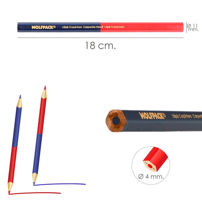 Topmaster Professional - Matite da carpentiere da cantiere con temperamatite e portapenne, falegname e artigiani con prolunga, Carpenter Pencil con Sharpener, set da 7 pezzi giallo Topmaster Professional - Matite da carpentiere da cantiere con temperamatite e portapenne, falegname e artigiani con prolunga, Carpenter Pencil con Sharpener, set da 7 pezzi giallo