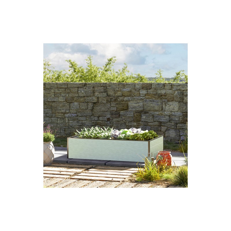 99 x 195 x 39 cm Grzadka podwyzszona, aluminium anodowane