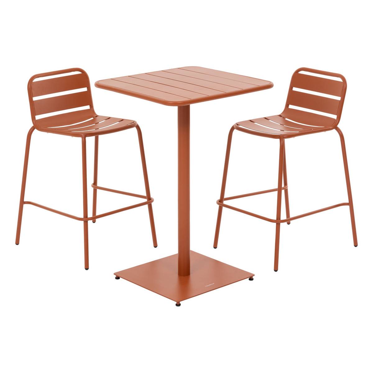 Table haute de jardin 
