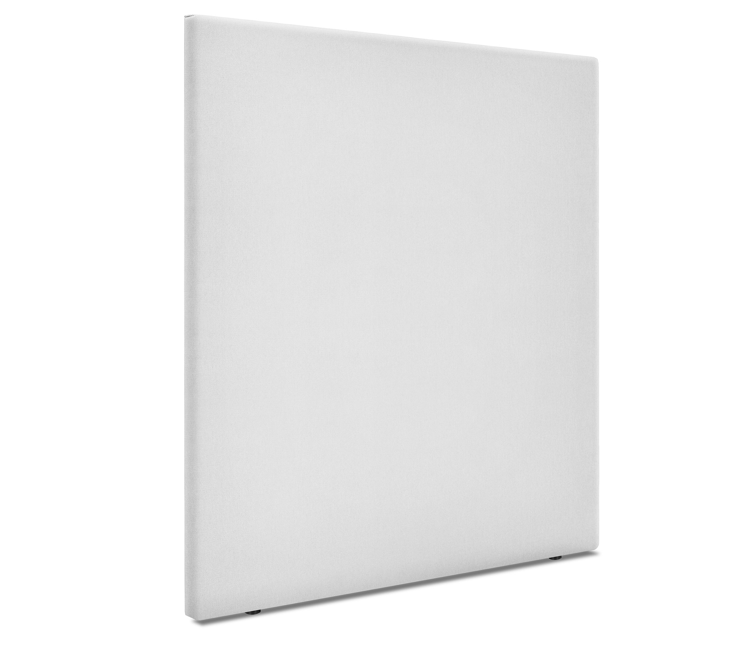 Dhome cabecero de tela aqualine liso hasta el suelo 110x120cm camas 105 - blanco
