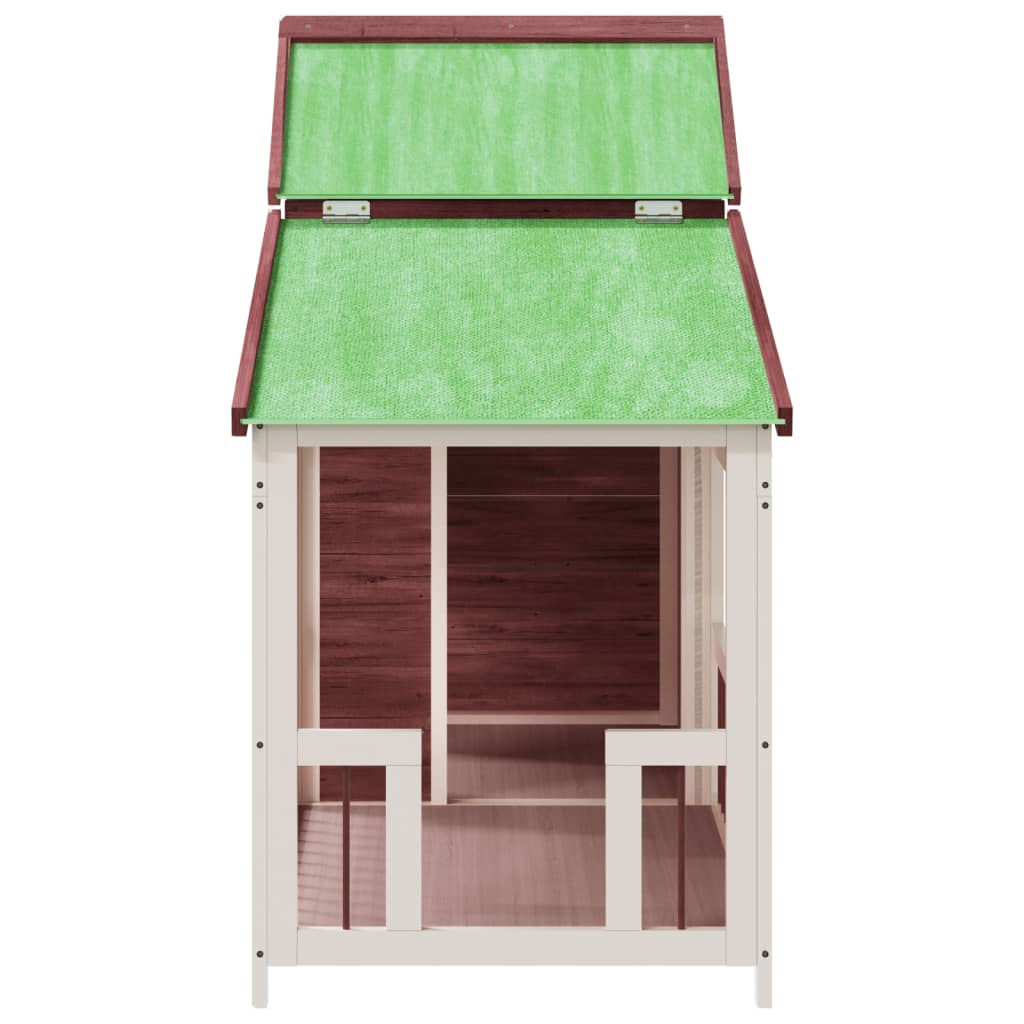 Maison Exclusive - Casota para cães 143x60,5x109 cm pinho maciço cor moca - 4