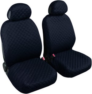 Set 2 Coprisedili Anteriori Grigio Policotone – Copertura Per Seduta E Schienale Auto