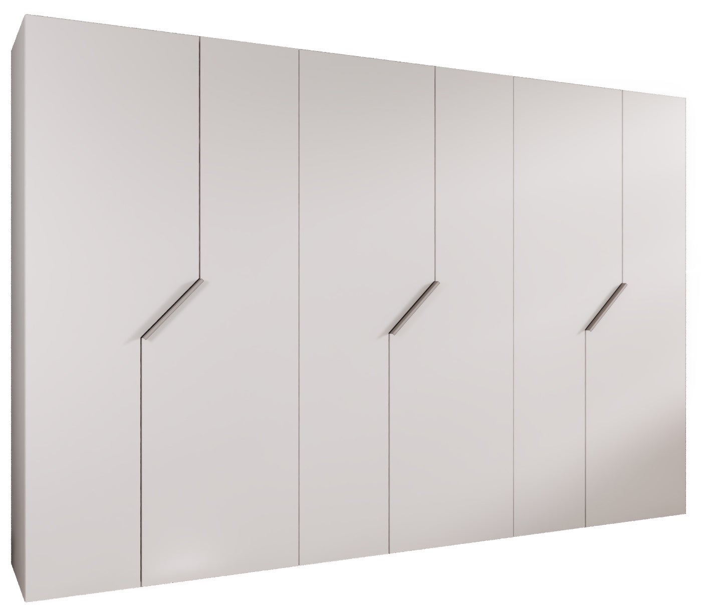 Szafa uchylna otwierana Andrew 1 300 (100x3) x 52 x 202 cm biały + u. Kaszmir Abiks Meble