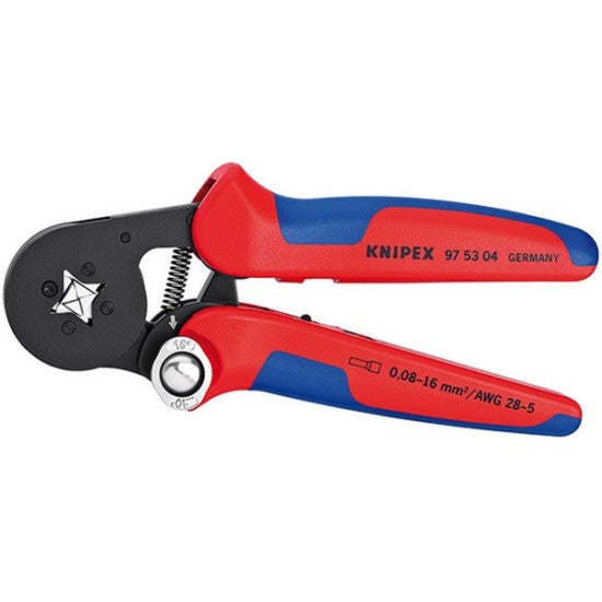 Alicates Autoajustables Knipex 97 53 09 - Para Crimpar Terminales 0.08-16 Mm² - Según DIN 46228