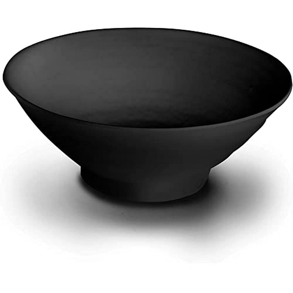 Ciotola Asiatica In Melammina - 4 Pezzi 400ml - Design Bicolore Nero/Rosso - Infrangibile Per Zuppe, Riso E Noodles