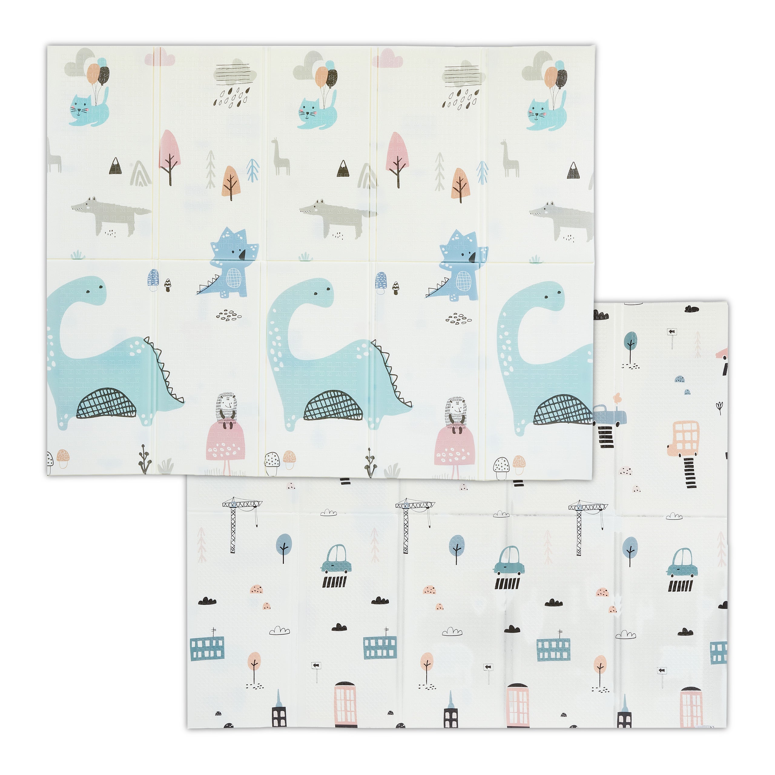 Relaxdays Tapis De Jeu Pliable, Motifs Rigolos, Réversible, Sans Substances Nocives, Mousse XPE 195x155 Cm Colore 84654423