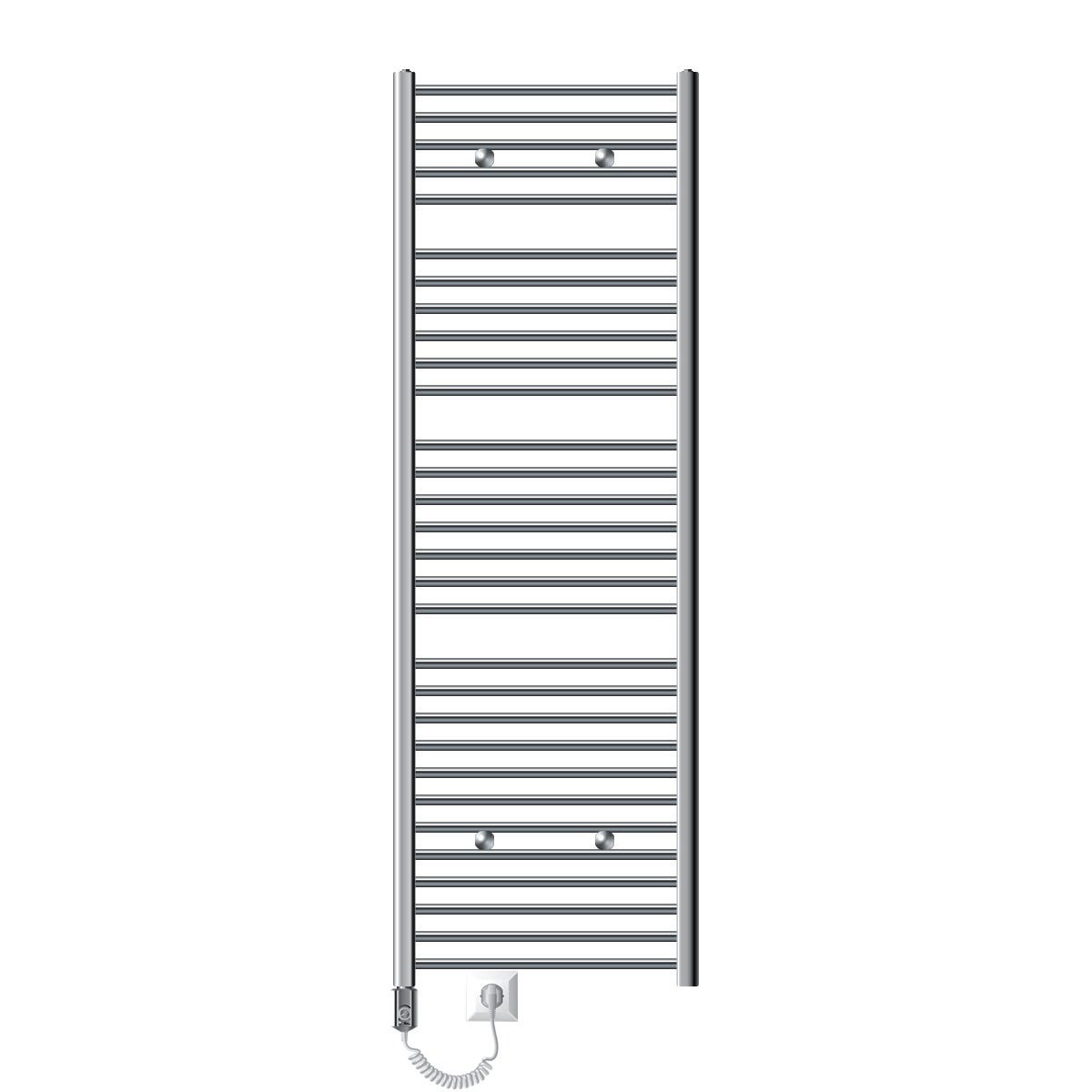 Radiateur Salle de Bain Échelle Granitan Breno 60x100 cm Blanc 463W