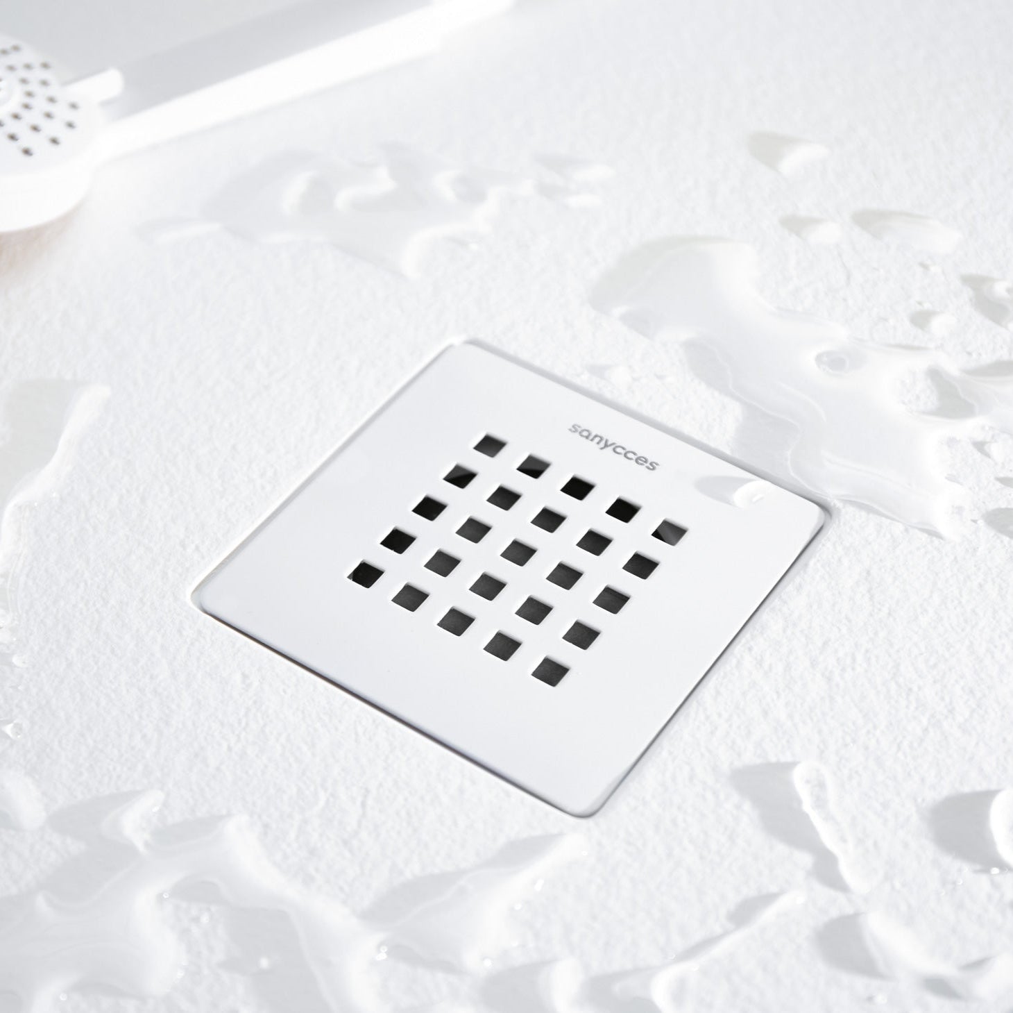 Receveur de douche STRATO extra plat, Blanc - 160 x 100 cm - Résistant et Facile à installer - Salle de bain - Douche - 6