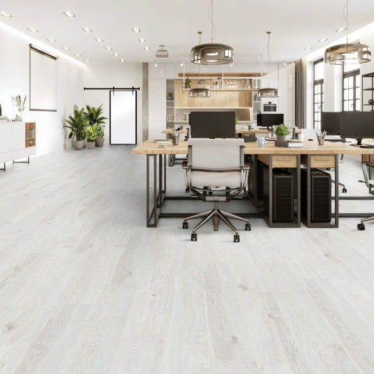 Parquet flottant Stratifié - Cuisine et salle de bain - Lames larges - Chêne Santorini - Échantillon - 2