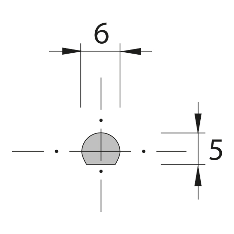 Espagnolettes - Matériau : Acier - Longueur : 1500 mm - Décor : Nickelé - HETTICH - 2