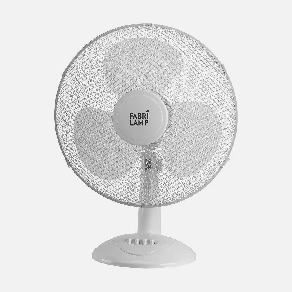 Edm Fabrilamp Ventilador Sobremesa 25W 3 Aspas Blanco , Leroy Merlin