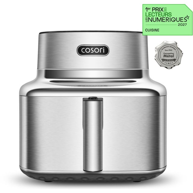 Cosori ICONIC Single Smart 6,2L de acero inoxidable con cesta LIBRE de PFAS