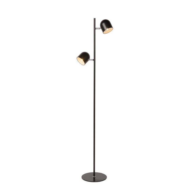Lampa podłogowa stojąca Skanska czarna LED 5W 3000K 450lm wym: 141 x 9,3 x 32 cm metal Lucide