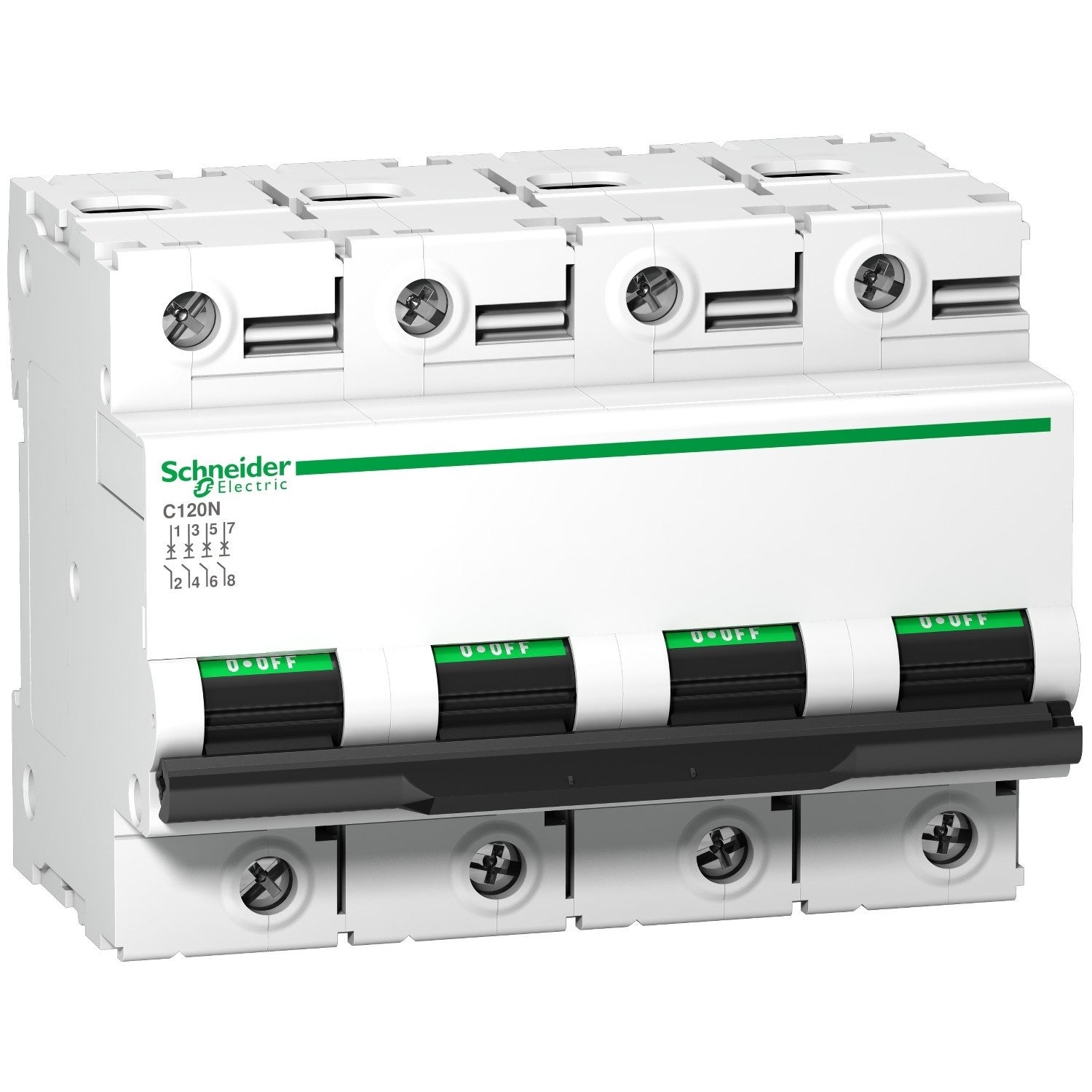 Disjoncteur 100 A - C120N - 4P - Courbe C - 10 kA - 2