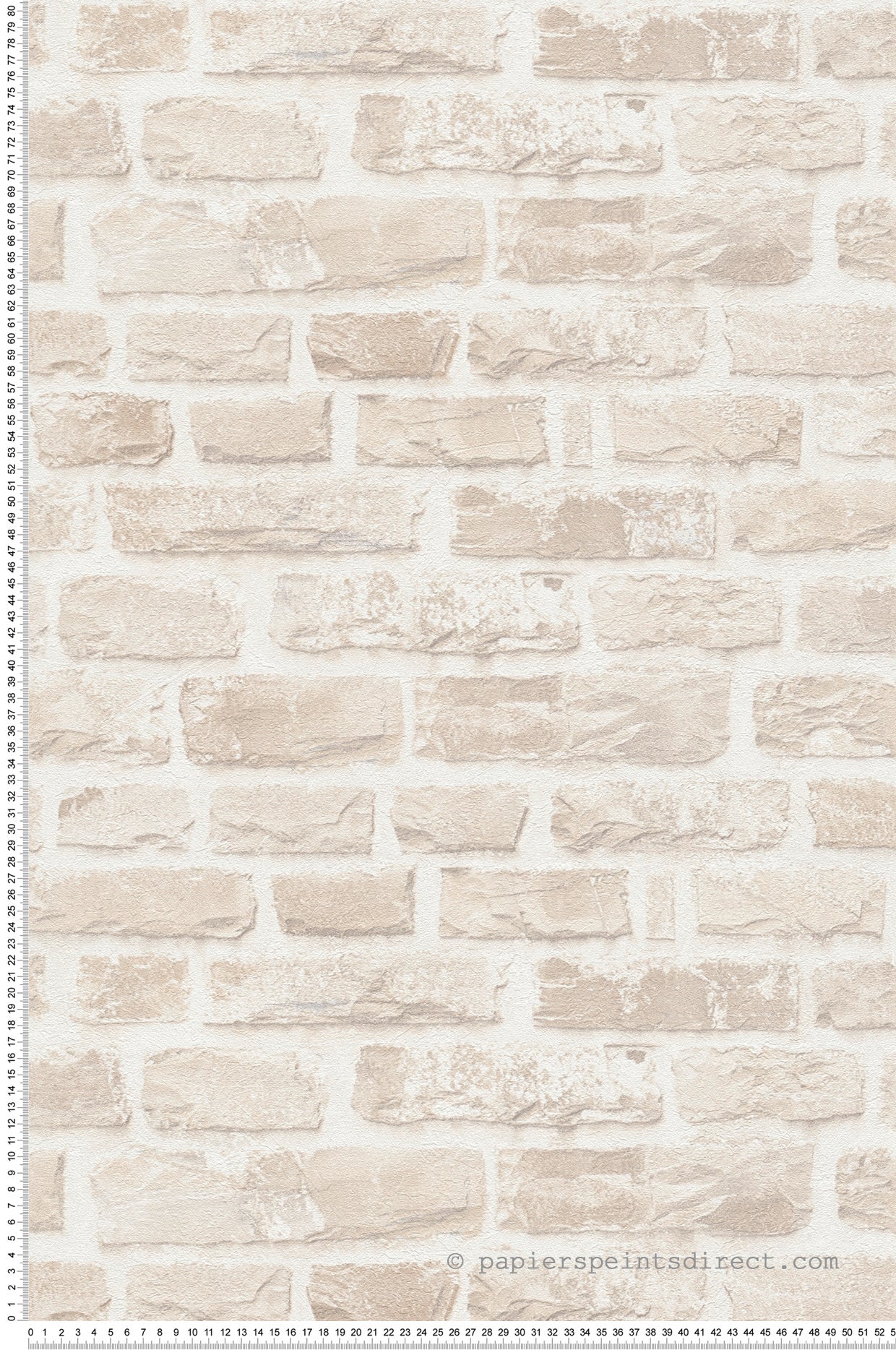 A.s. création, papel pintado no tejido, papel pintado piedra, papel pintado piedra natural, rollo 10,05 m x 0,53 m, as386373, beige, blanco