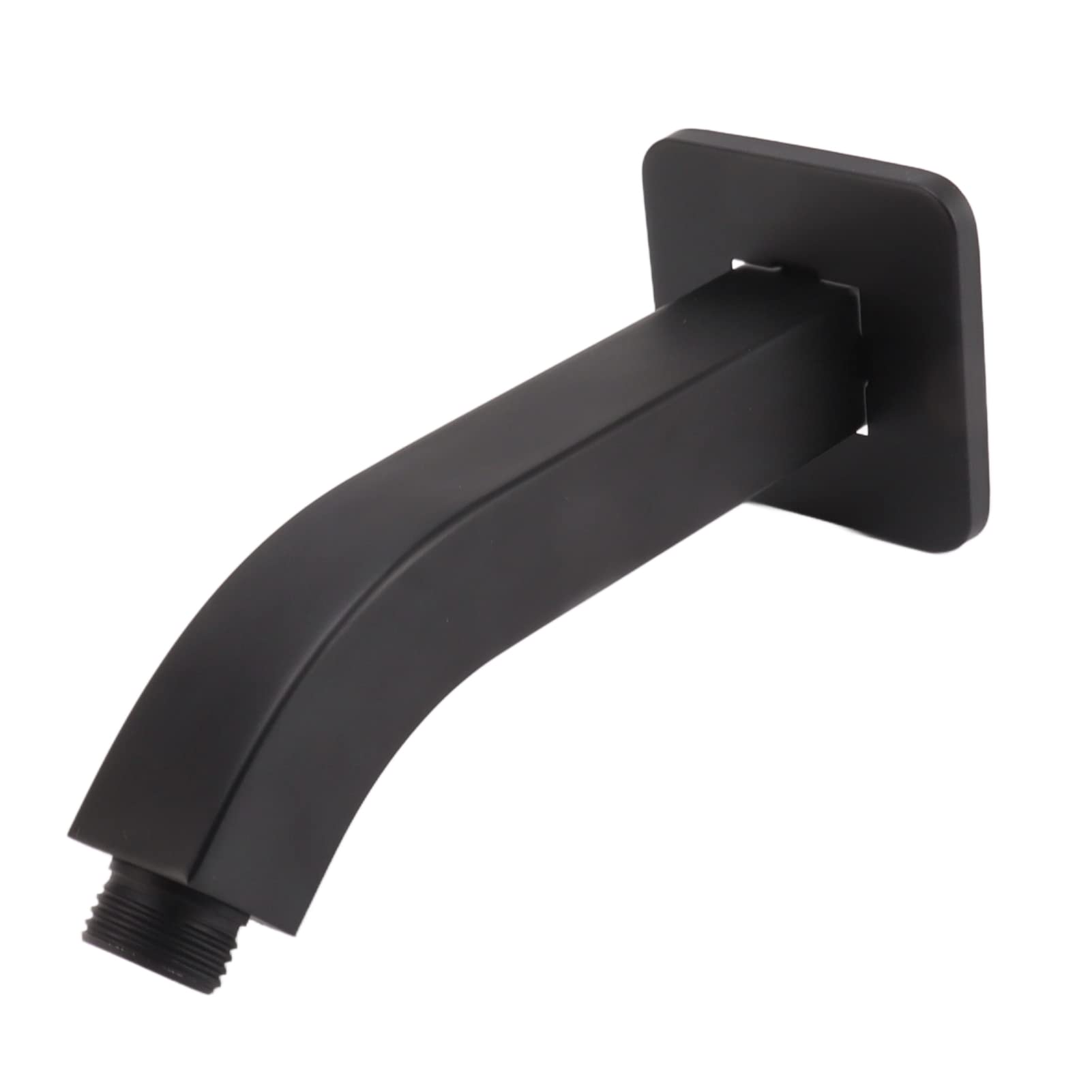 Braccio Doccia Quadrato In Ottone Massiccio Con Collo D'oca Per Set Soffione Doccia Cromato 85827774
