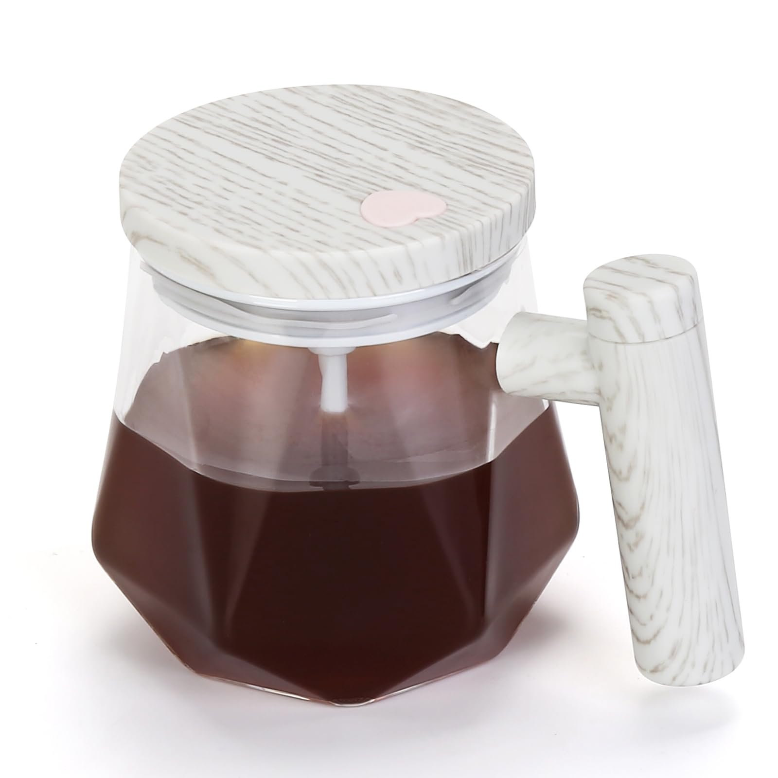 Tazza Mescolatrice Elettrica Automatica 400ml Con Coperchio – Auto-agitatore In Acciaio Inox Per Caffè, Tè, Proteine