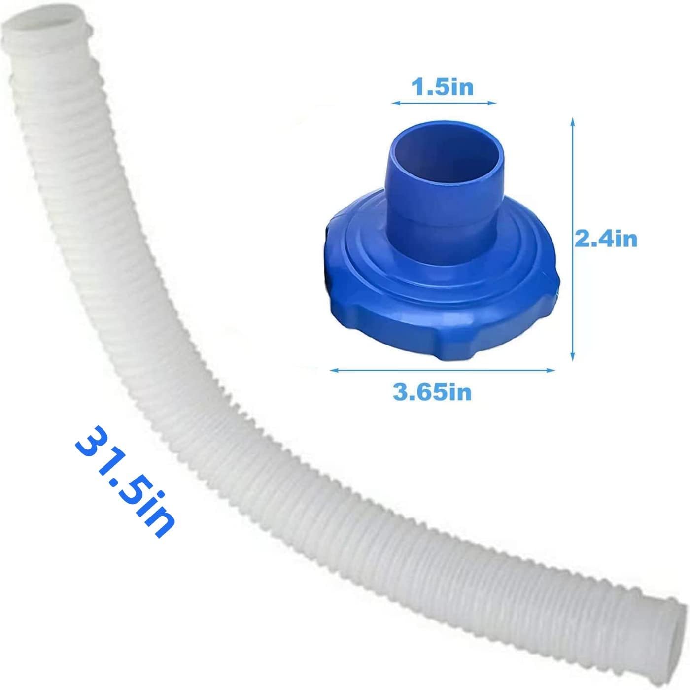 Kit De Piezas Para Skimmer De Piscina – Cesta De Filtro, Anillos Y Cubierta De ABS, Resistentes A Rayos UV, Fáciles De Instalar